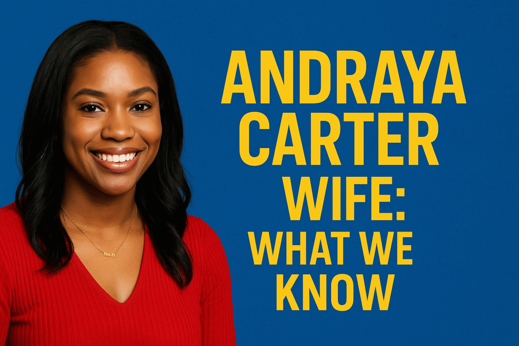 Andraya Carter Wife: What We Know